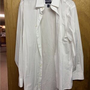 Stafford White Men's Dress Shirt - Classic Button-Down